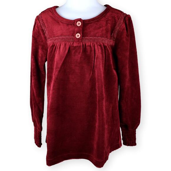NWT Matilda Jane Bronwyn Girls Knit Velour Top Christmas 6 - Picture 1 of 5